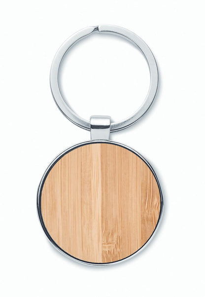 Μπρελόκ Bamboo με Χάραξη Στρόγγυλο - E&G