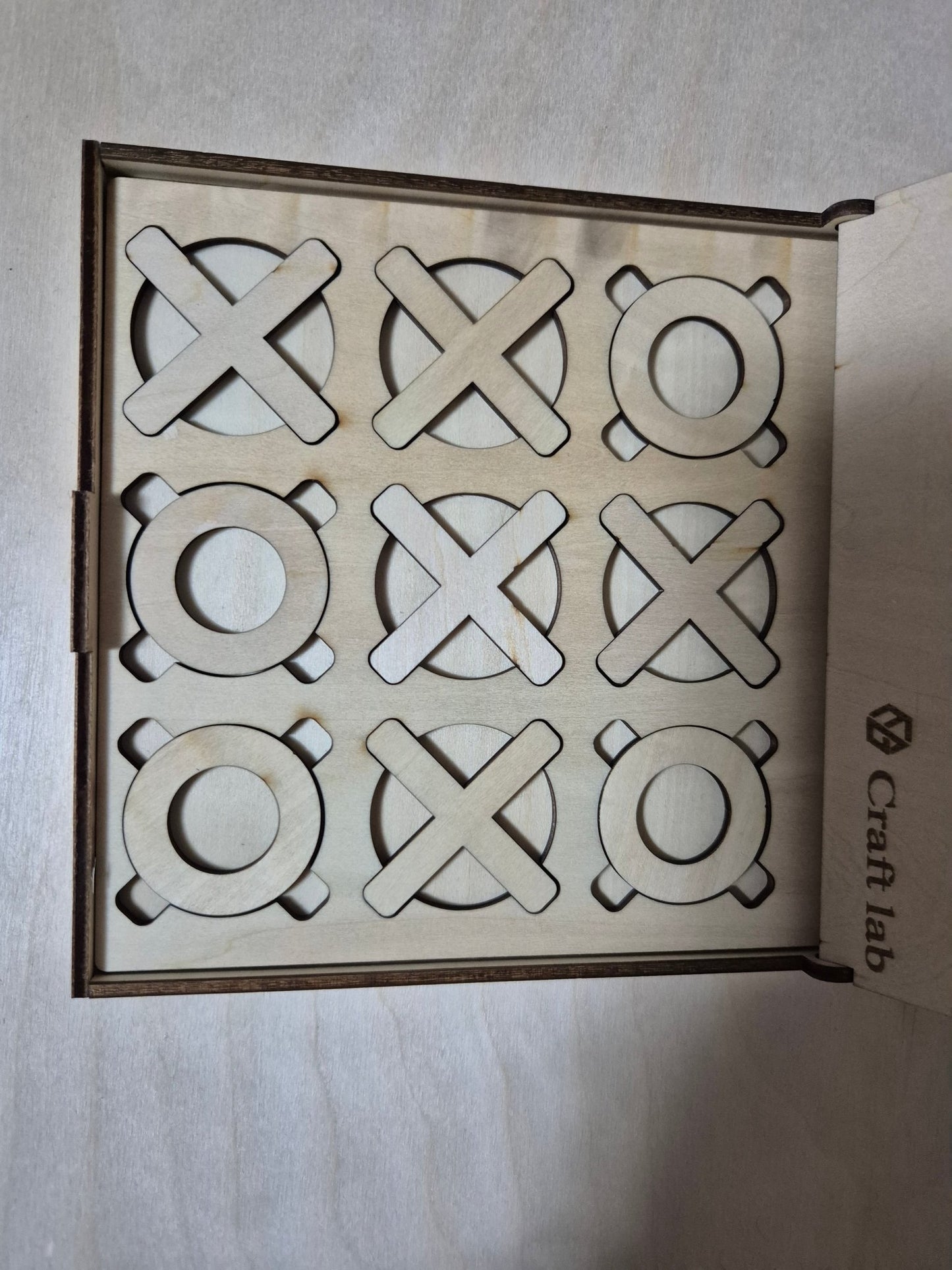 Προσωποποιημένη Ξύλινη Τρίλιζα 14x14 cm – Δώρο για Παιδιά & Ενήλικες - E&G