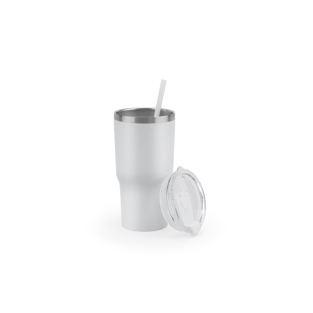 Προσωποποιημένο Compact Travel Cup 600ml από Ανοξείδωτο Ατσάλι - E&G
