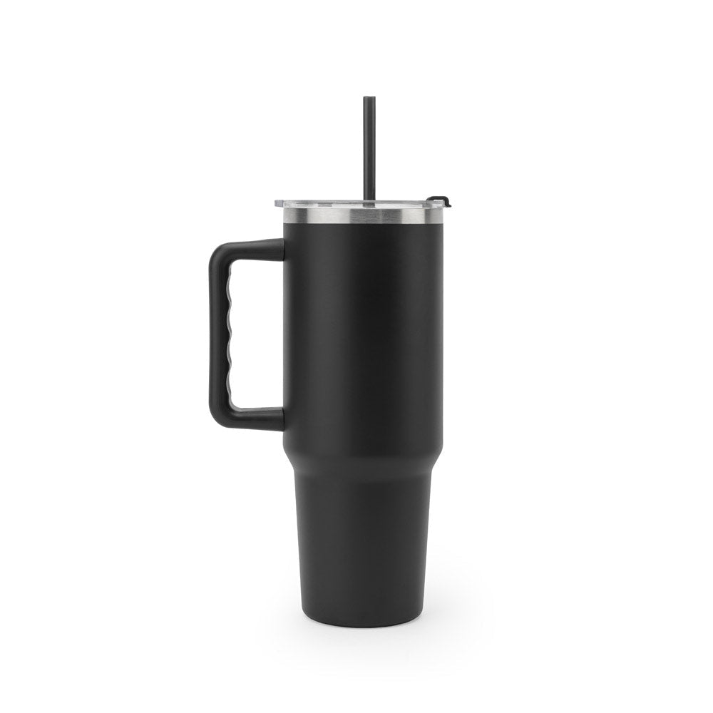 Προσωποποιημένο Ποτήρι Θερμός Travel Cup 1300ml με Χερούλι & Καλαμάκι - E&G