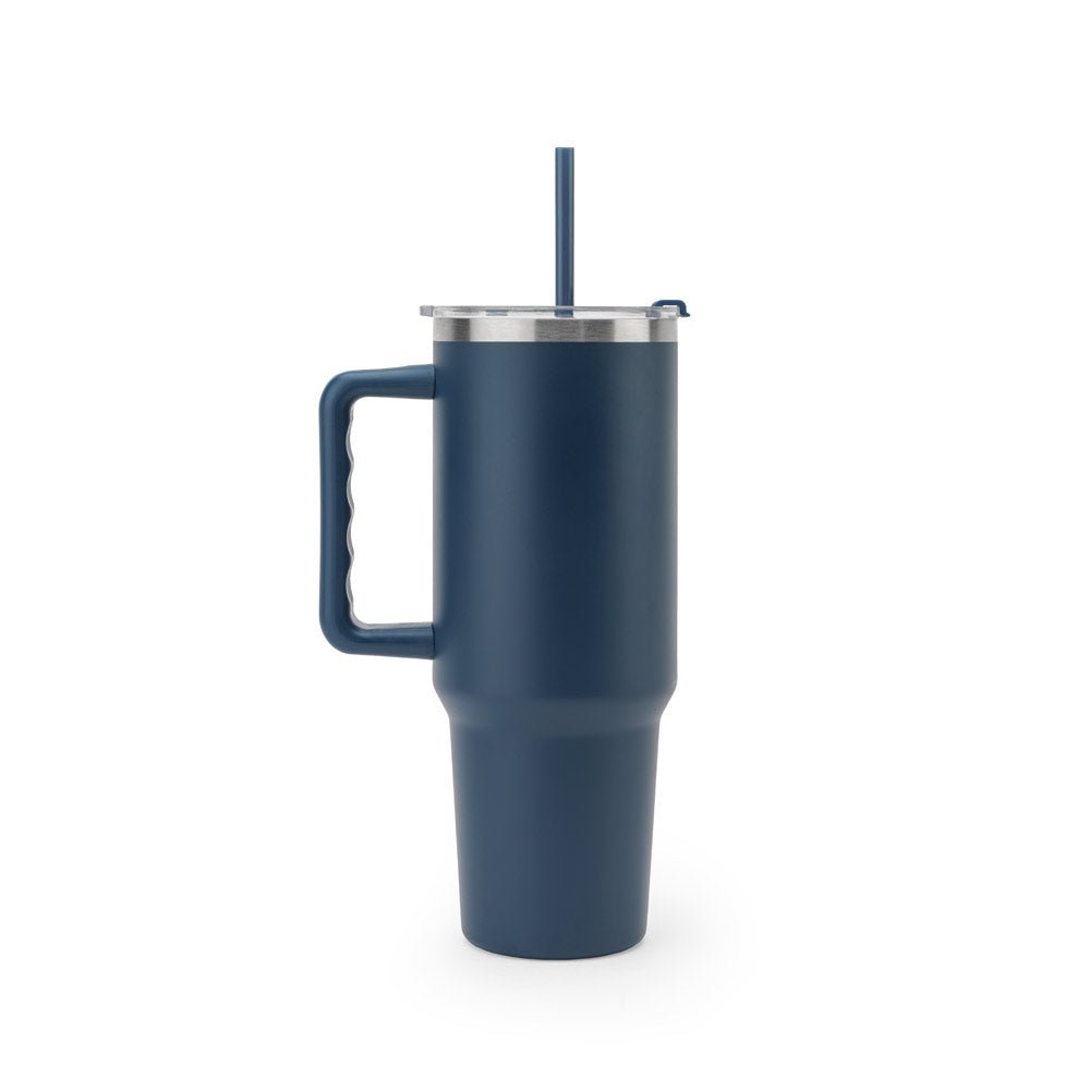 Προσωποποιημένο Ποτήρι Θερμός Travel Cup 1300ml με Χερούλι & Καλαμάκι - E&G