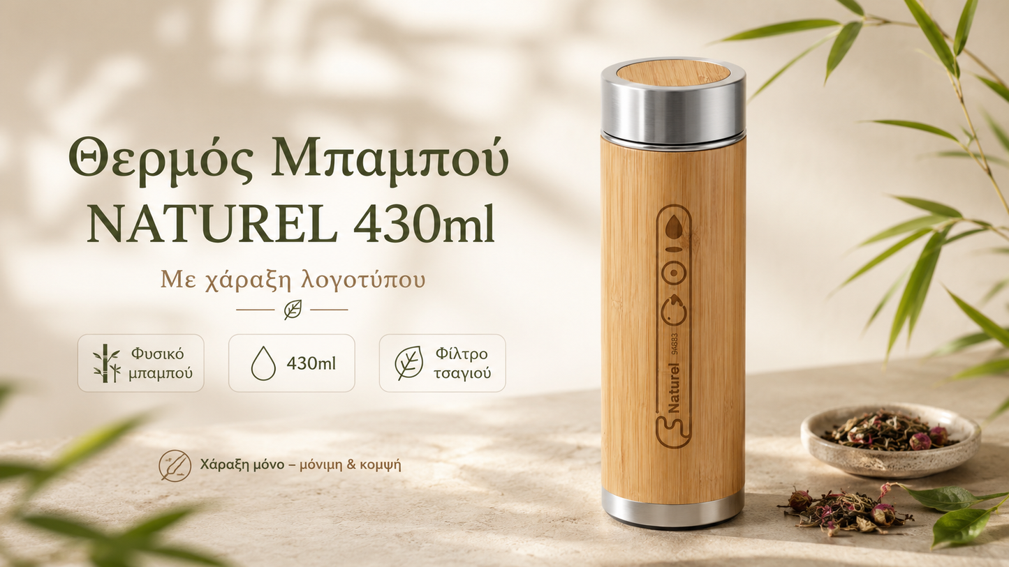 Θερμός με φίλτρο τσαγιού για καθημερινή χρήση